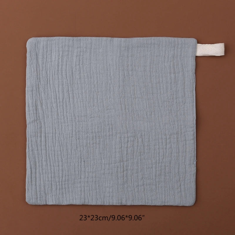 5PC Baby Towels | Muslin Squares - Soft Cotton Gauze for Newborn Care