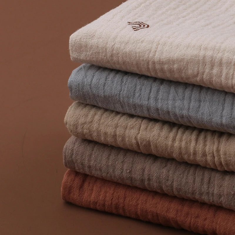5PC Baby Towels | Muslin Squares - Soft Cotton Gauze for Newborn Care